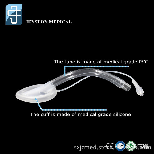 Single use Silicone-PVC combined laryngeal mask airway
